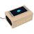 Bluetooth Speaker, Eachine Wood Stereo Audio Speaker Amplifier Wireless Charger Clock Kit, Built-in Microphone, Alarm Cl