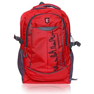 Waterproof Trendy Laptop Backpack-Red: Buy Waterproof ...