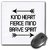 KIND HEART FIERCE MIND BRAVE SPIRIT - Mouse Pad, 8 by 8 inches (mp_224519_1)