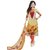 Synthetic Printed Dress Material with Dupatta