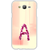ifasho alphabet name series A Back Case Cover for Samsung Galaxy On 7