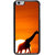 Ayaashii Giraffe At The Sun Set Back Case Cover for Apple iPhone 6