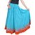 Shree Fashion Art Fashionable n Ethnic Blue Cotton Long Skirt