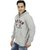 Christy's Collection  Gray Hooded Long Sleeve Jacket For Men