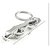 Skycandle Jaguar Key Chain With Silver Metal Finish for Car, Bike  Home