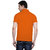 X-Cross Orange Polo Neck Half Sleeve T-shirt For Men