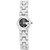Star Round Dial Silver Analog Watch For Women