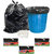 Sahil Pack of 3 Black Biodegradable Tie String Garbage Bags (30 pcs)