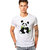 Panda Cartoon Animal FanArt Premium Quality Male Casual T-shirts
