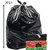 Sahil Pack of 4 Black Biodegradable Tie String Garbage Bags (120 pcs)