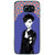 ifasho Girl in Black Jacket Back Case Cover for Samsung Galaxy S6 Edge