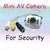 Mini Security CCTV Night Vision Wired A/V Camera with complete setup kit