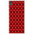 ifasho Design Clourful red and white Circle Pattern Back Case Cover for Sony Xperia Z5