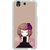 ifasho Girl  with Flower in Hair Back Case Cover for Yureka
