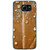 ifasho water Drop on brown leaf Back Case Cover for Samsung Galaxy S6