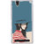 ifasho Girl with Blue Cap and Red strip skirt Back Case Cover for Sony Xperia T2