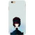 ifasho Cute Girl with Ribbon in Hair Back Case Cover for   6S Plus