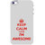 ifasho Nice Quote On Keep Calm Back Case Cover for   5