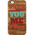 ifasho Quote On Love you and me Back Case Cover for   5