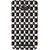ifasho Modern Theme of black and white Squre and dots pattern Back Case Cover for Asus Zenfone Max