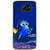 ifasho Fish cartoon just keep swimming Back Case Cover for Samsung Galaxy S6