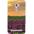 ifasho green Grass and purple flower at sunset Back Case Cover for Asus Zenfone Selfie