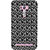 ifasho Animated Pattern design black and white flower in royal style Back Case Cover for Asus Zenfone Selfie