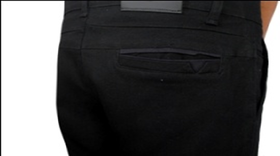 Green Birds Men'S Cotton Matty Black Trousers