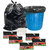 Sahil Pack of 5 Black Biodegradable Tie String Garbage Bags (50 pcs)
