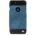 Stuffcool Outlaw faux Leather Back Case Cover for  iPhone 7  - Black / Blue