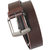 Men's Semi Formal Belt Brown Color Pin Buckle at best price