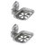 Device In Lion Stainless Steel Flower Soap Dish HolderSet of 2