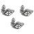 Device In Lion Stainless Steel Flower Soap Dish Holder Set of 3
