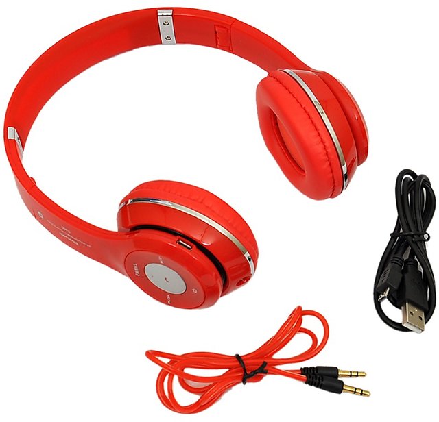 Buy Snowbudy S460 Bluetooth Headphones Red Online 999 From Shopclues