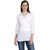 INSPIRE WORLD Women's Pintex Yoke Formal Rayon Shirt With Lace In Sparkling White Modal (IWT0222016S)
