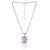Diva Walk purple alloy necklace-00932