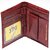 CAY Stylish  Trendy Dark Brown Bi-fold  Leather Wallets  For Men