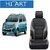 Hi Art Black and Grey Leatherite Custom Fit Car Seat Covers for Maruti WagonR(2007-2010) - Complete Set