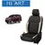Hi Art Black Leatherite Custom Fit Seat Covers for Toyota Innova Crysta 8 -Seater - Complete Set