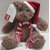 P. Graham Dunn Santa Christmas Cuddly Adorable Soft Teddy Bear W/Scarf Furry Animal