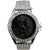 Dk Round Dial Silver Metal Analog Watch For Women