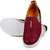 Golden Sparrow Men's Red Slip on Casual Shoes