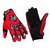 Knighthood 1 Pair of Hand Grip Gloves for Bike Motorcycle Scooter Riding - Red