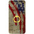 Casotec Vintage American Flag Design 3D Printed Hard Back Case Cover with Metal Ring Kickstand for Lenovo ZUK Z1