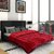Titos Red Royal Look Double Bed Polyester Quilt