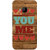 ifasho Quote On Love you and me Back Case Cover for HTC One M9