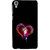 ifasho Animated Pattern With Love and heart and Ishq Back Case Cover for HTC Desire 820