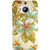 ifasho Animated Pattern colrful design flower with leaves Back Case Cover for HTC ONE M9 Plus