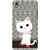 ifasho Winking and Dancing  Cat Back Case Cover for HTC Desire 816