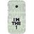 ifasho I am the one good quote on confidence Back Case Cover for MOTO E